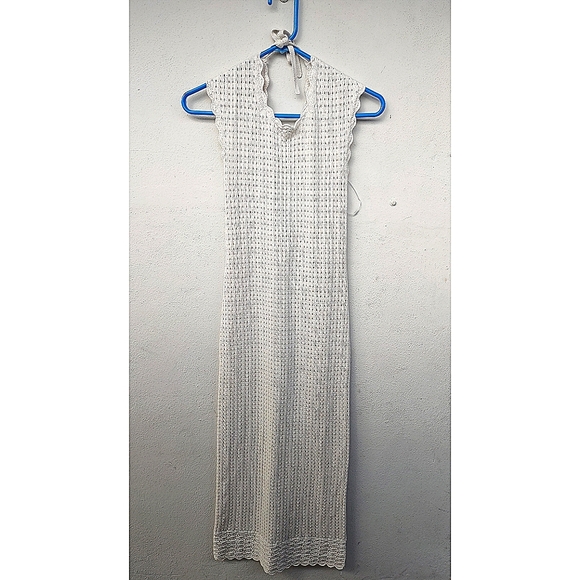 J. Crew Crochet Open Back Midi NWOT - Picture 6 of 9